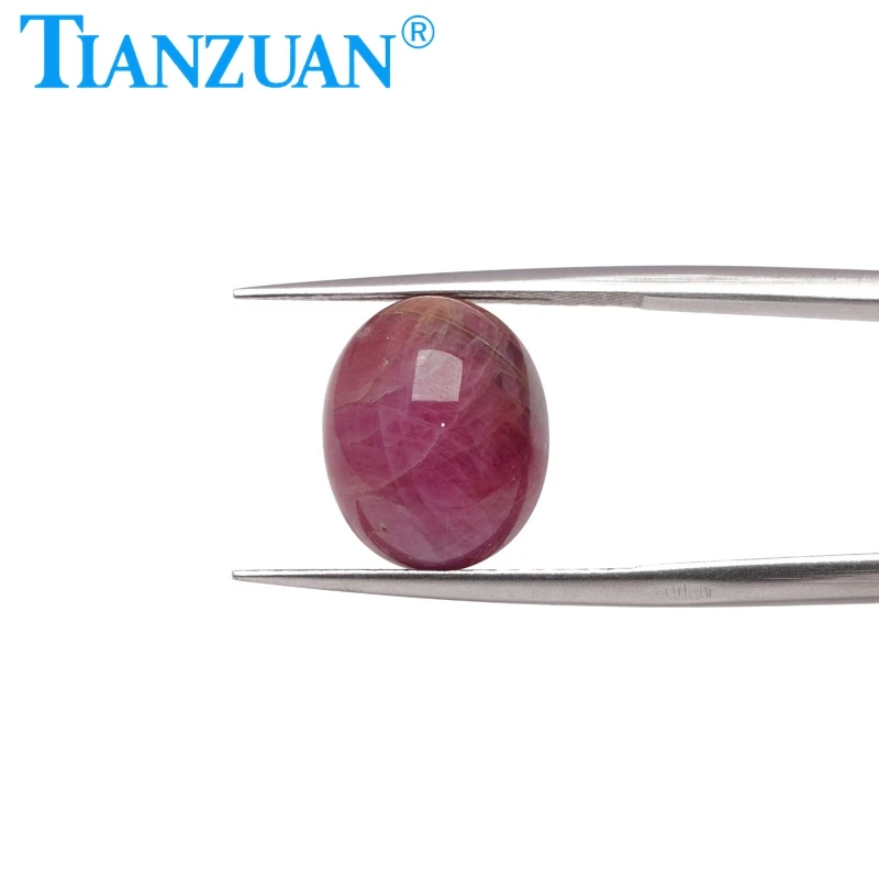 7.86ct Natural Ruby Oval Shape Filled Ruby Cabochon Gemstone Loose Gem Stone with NGTC Certificate