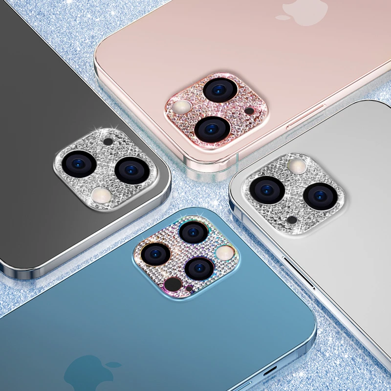 Hollow Glitter Rhinestone Camera Lens Protector