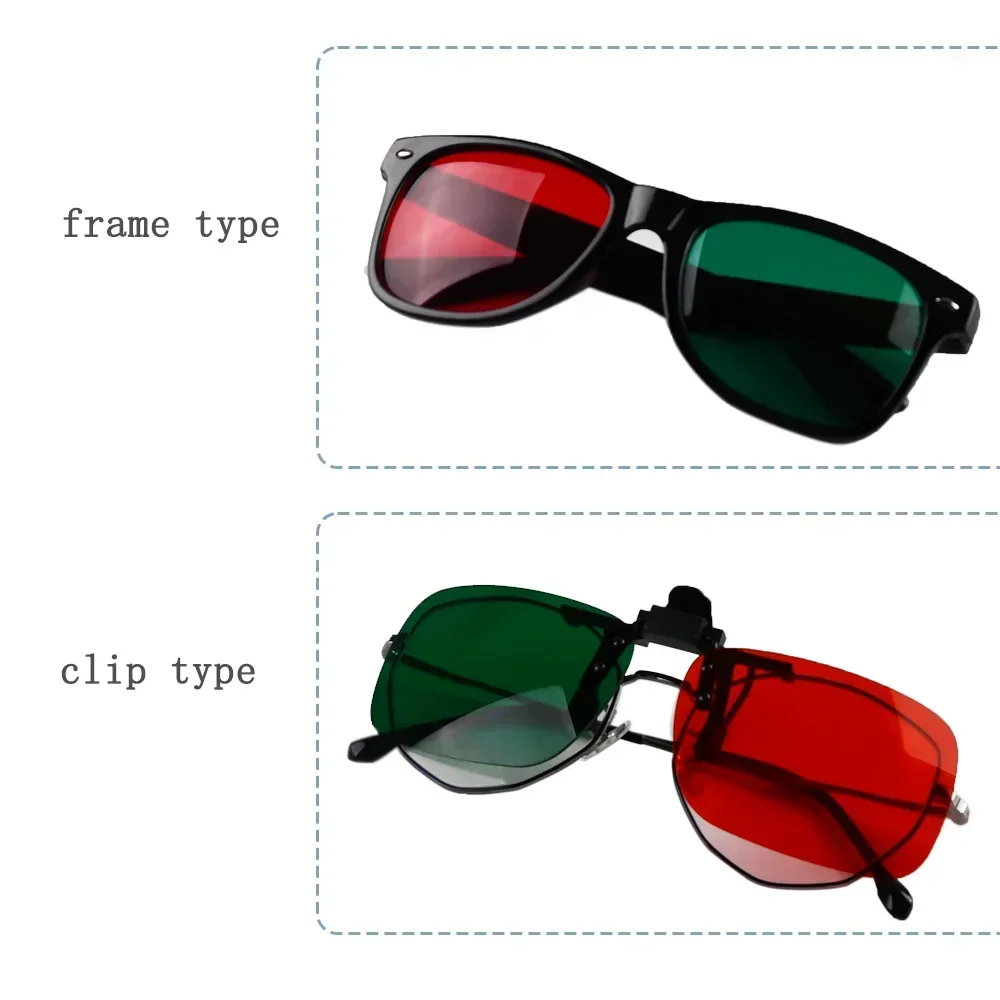 弱視トレーニング用の高品質赤と緑のメガネ眼鏡1個 RG - AliExpress