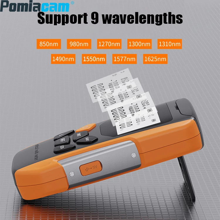 Multifunctional Optical Power Meter G9-Y Rechargeable OPM FIBER OPTIC TOOL Fiber Optic Cable Ftth Fiber Optic Power Meter