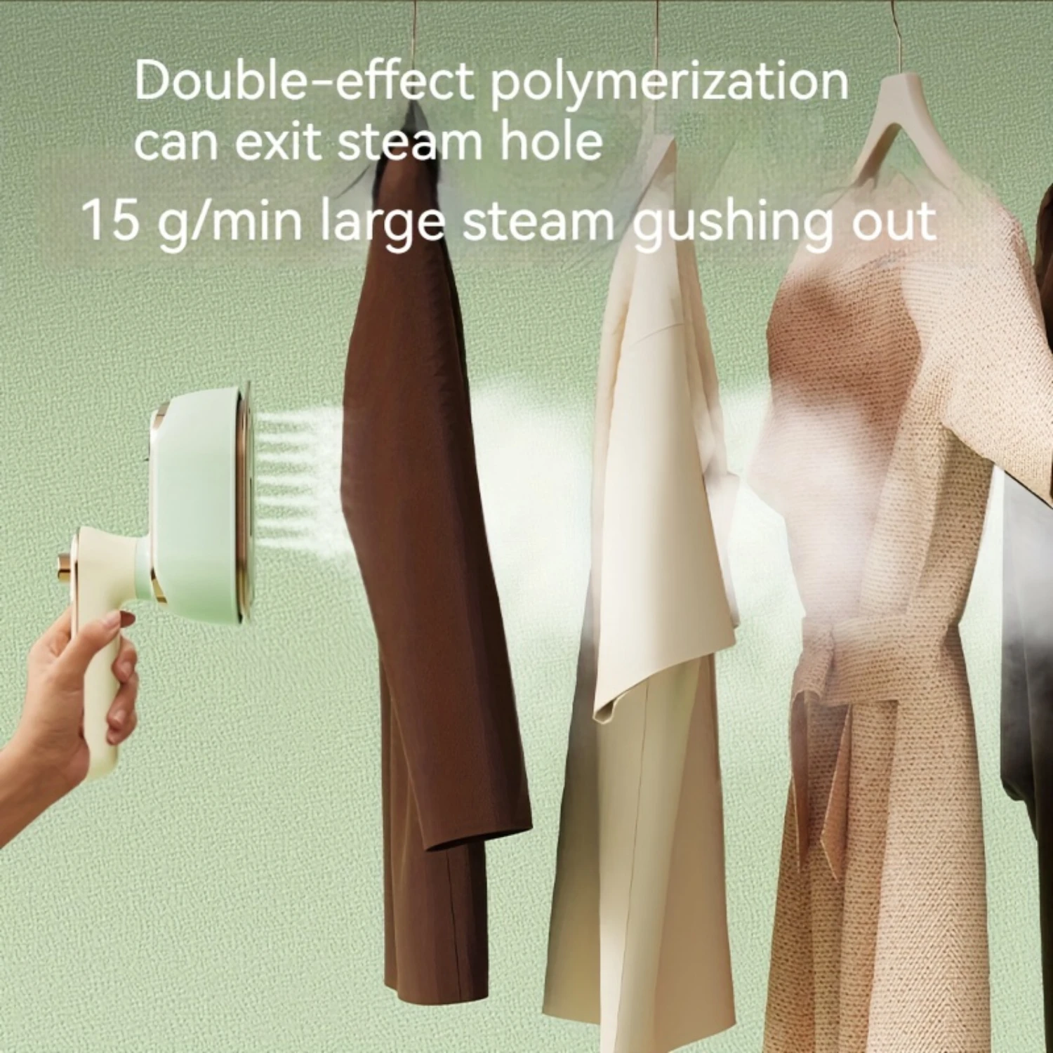 1pc, Portable Mini Ironing Machine-180&deg;Rotatable Handheld Steam Iron For Travel-Foldable And Professional Essential Cloth