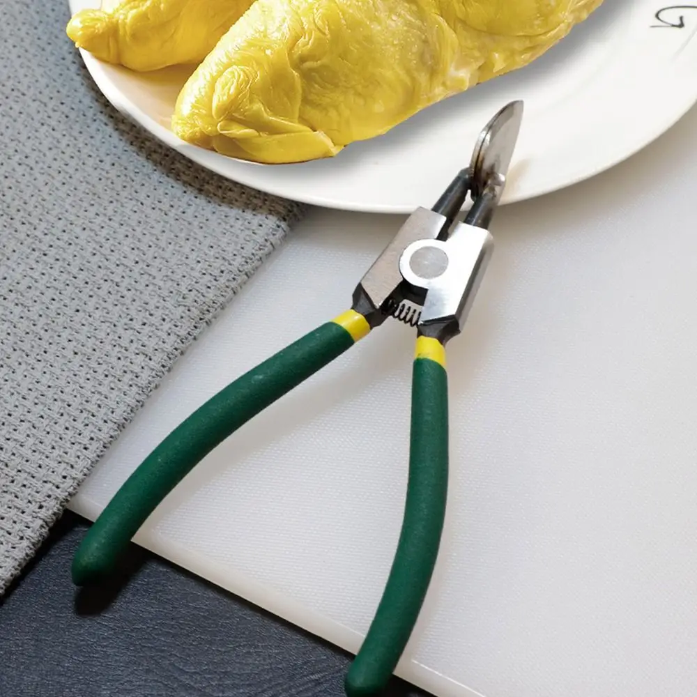 스테인레스 스틸 두리안 오프너 클립 녹슬지 않는 플라이어, 내구성 두리안 필 브레이킹 도구, 레스토랑 가정용 요리 도구