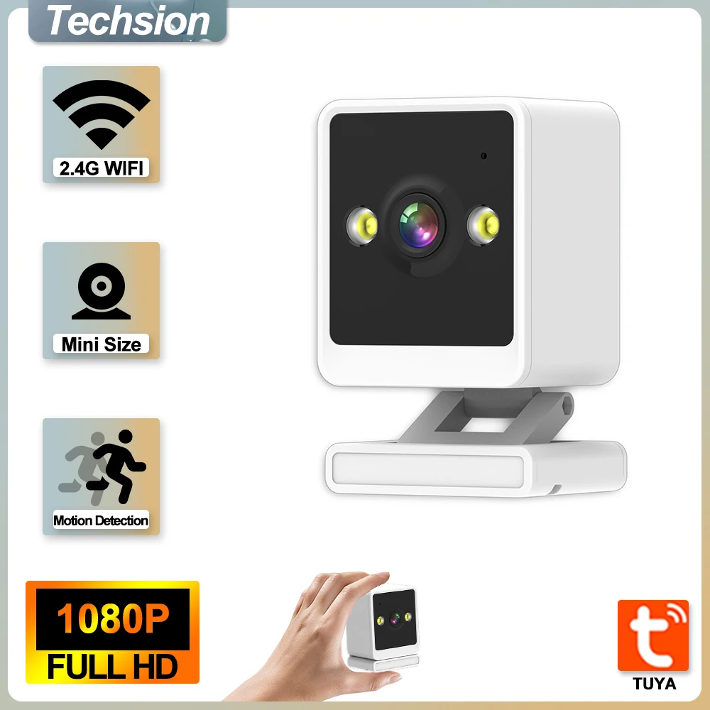 1080P Mini WiFi Camera TUYA Smart Home Security Camera Wireless Portable IP Cam CCTV Video Surveillance with Motion Detection 1
