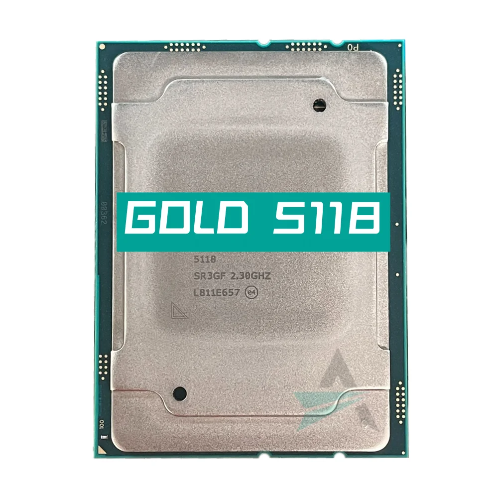 

Gold 5118 SR3GF 2.3GHZ 12-Cores 24-Thread 16.5MB Smart Cache CPU Processor 105W LGA3647 Gold 5118 Free Shipping