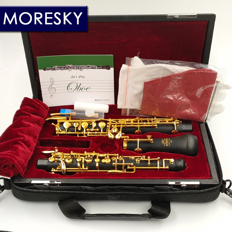 MORESKY Oboe C Keys Semi-Automatic Style Silver/Gold/Nickel-Plate