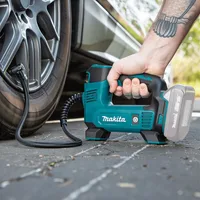 Makita DMP180Z 18V LXT ®   Adaptateur de valve française pour gonfleur sans fil lithium-ion, aiguille pour ballon de sport, adaptateur conique bleu G 3