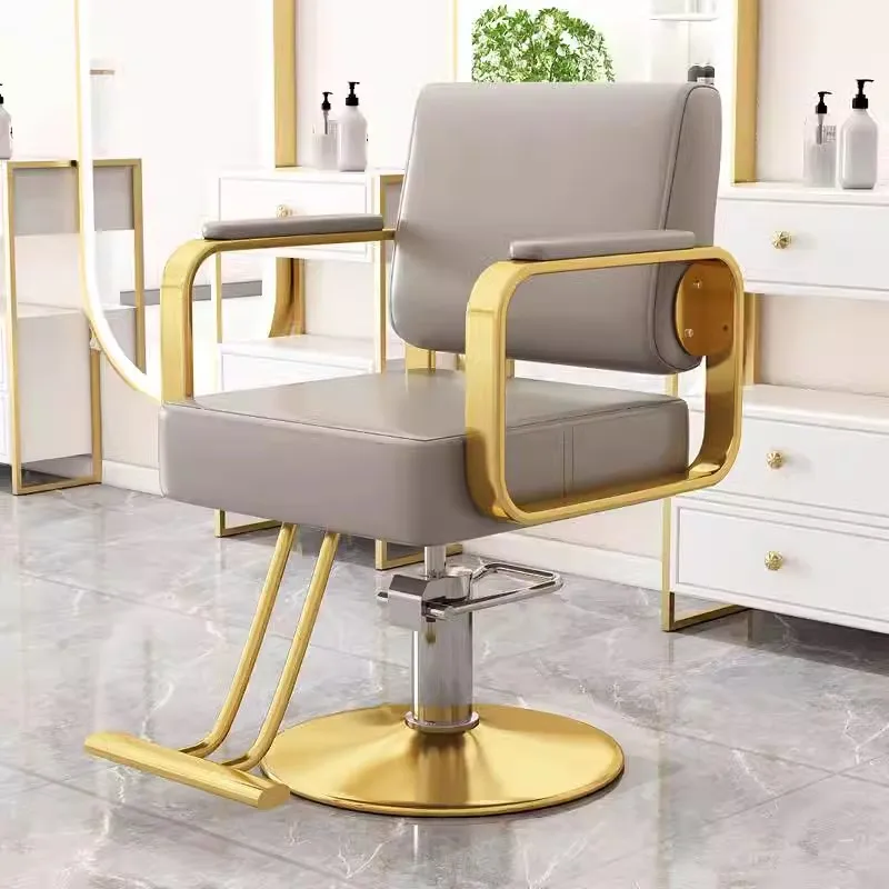 Stool Vanity Barber Chairs Ergonomic Stylist Hairdressing Facial Barber Chairs Barbershop Silla Barberia Luxury Furniture