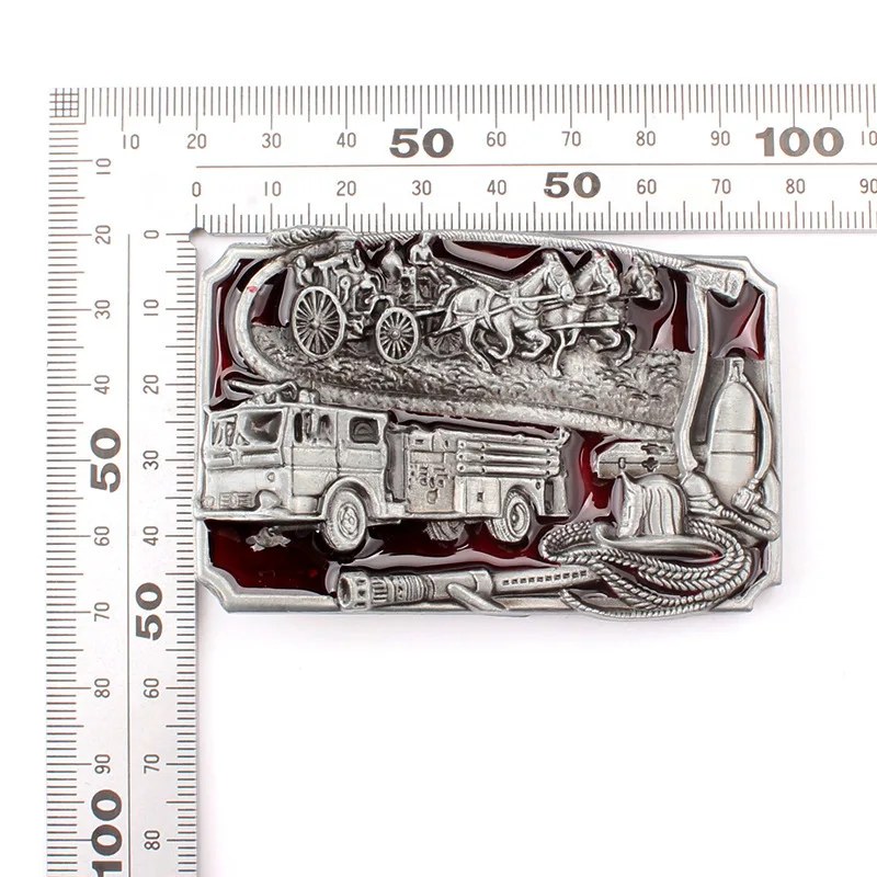 Carriage and Fire Truck Belt Buckles Zinc Alloy Material with European and American Style