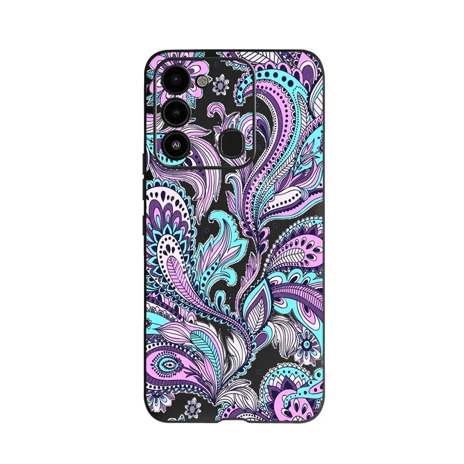 mobile pouch For Tecno Spark Go 2022 Case Fashion Flower Printed Protective Cover For Tecno Spark 8C Phone Case SparkGo KG5 Coque Soft Fundas flip cover with pen Cases & Covers