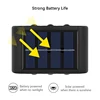 6LED Solar Lights, Outdoor Atmosphere Wall Lamp,Up And Down Light Control for Garden Yard Street Balcony Terrace Halloween Decor 3