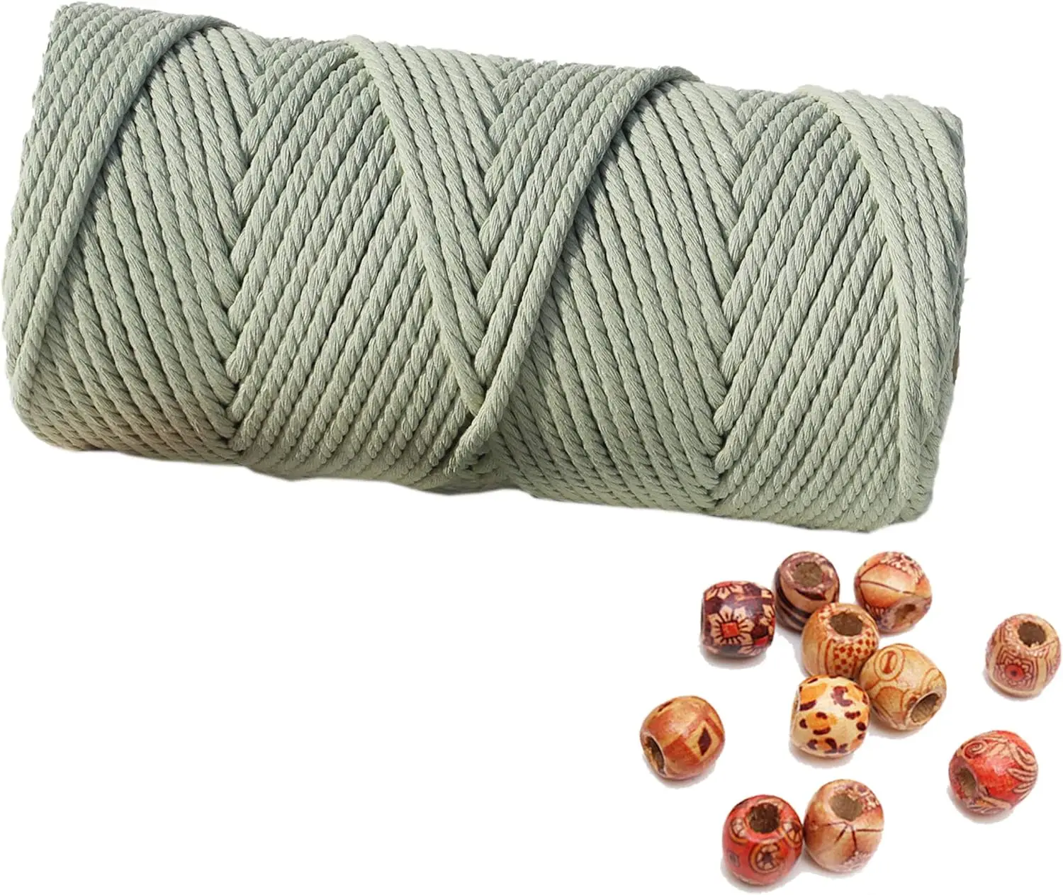 Vibrant Macrame Hand-Knitting Cotton Cord – 100m of 3mm Natural Rope for Colorful Weaving and Wall Hangings