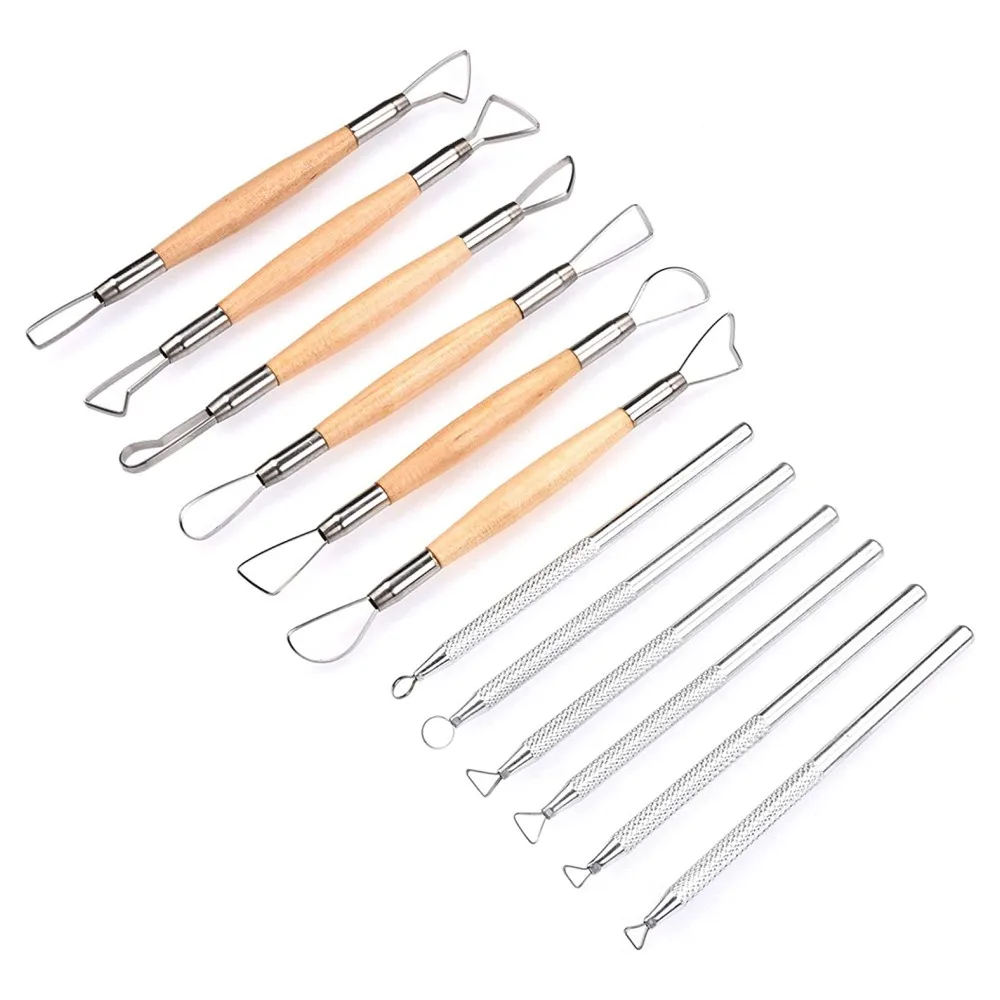 25pcs Pottery Tools Polymer Modeling Clay Sculpting Set Ball