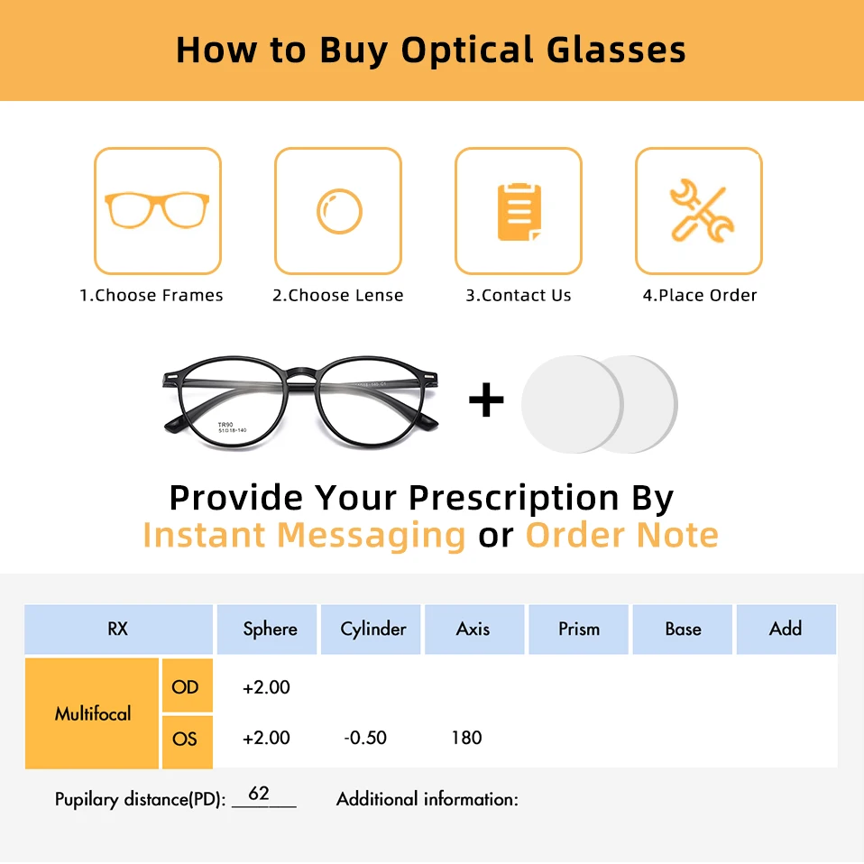 MEESHOW 1.56 1.61 1.67 Progressive Multifocal Lenses Bifocal Prescription Myopia Hyperopia Resistance Short Middle Far Lens
