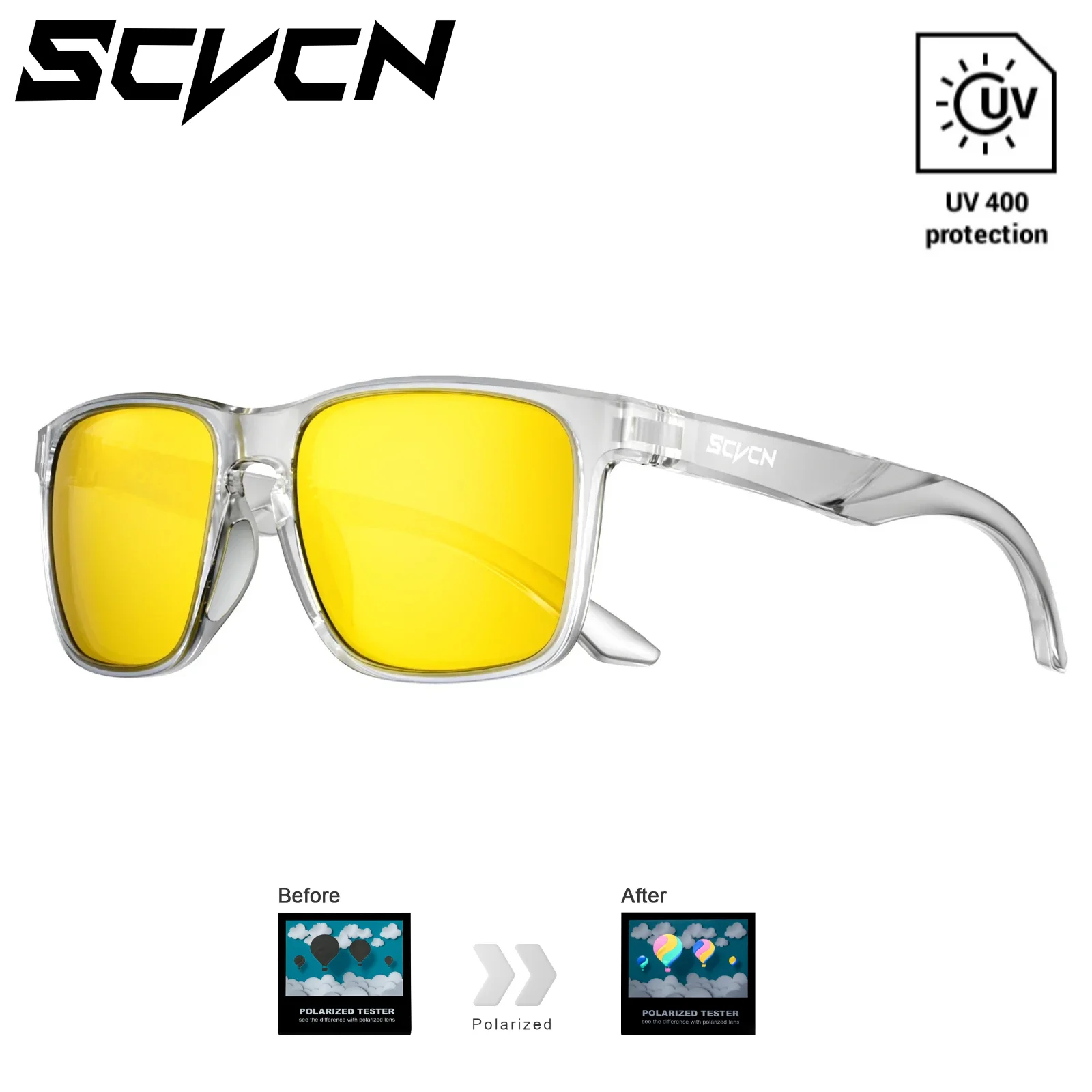 Polarized Cycling Sunglasses UV400 Sports Eyewear Baseball Bike MTB Outdoor