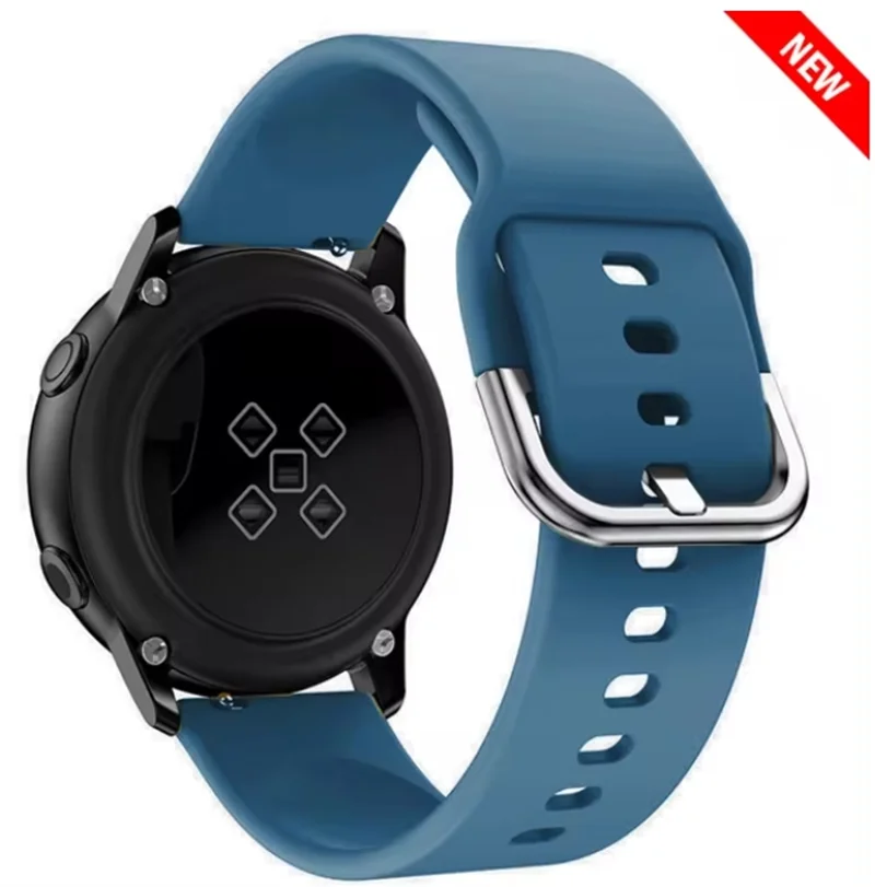 Premium Silicone Watch Strap, 20mm/22mm Band
