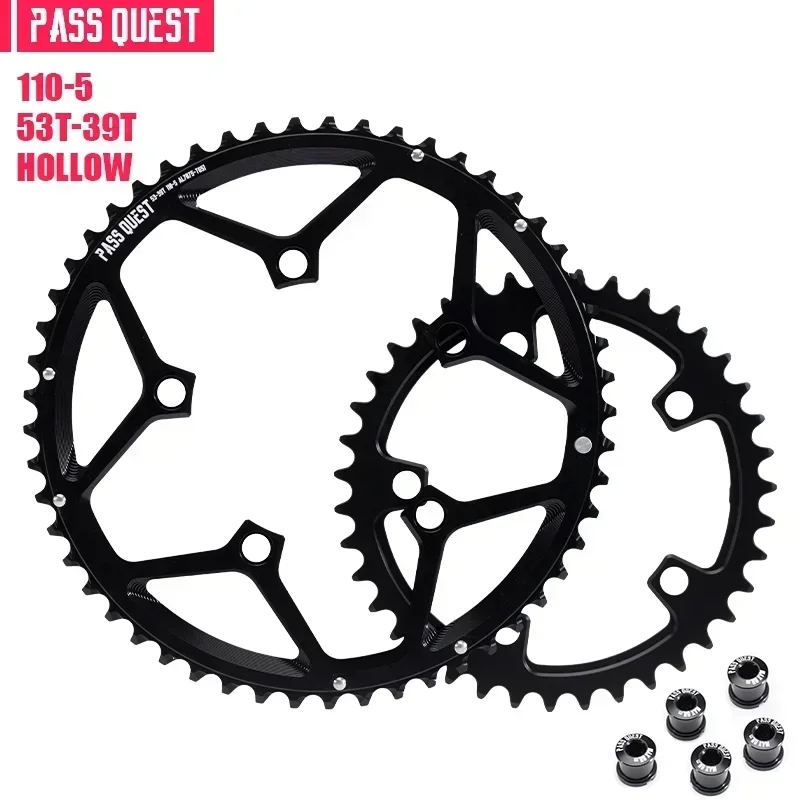 パスクエスト　40tナローワイド チェーンリング 取付ボルト付　送料込　r9100 r8000 r7000 パスクエスト94 bcdチェーンリング5ボルトラウンドナローワイド