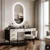 LUVODI Backlit Lighted Bathroom Mirror LED Bedroom Vanity Mirror Salon Mirror with Touch Sensor Dimming Defog IP44 3