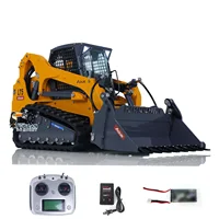 RTR 1/14 LESU Aoue LT5 RC Hydraulic Loader Metal Skid-Steer Car Remote Control Truck Model Sound Light Toy for Adult THZH1324 1