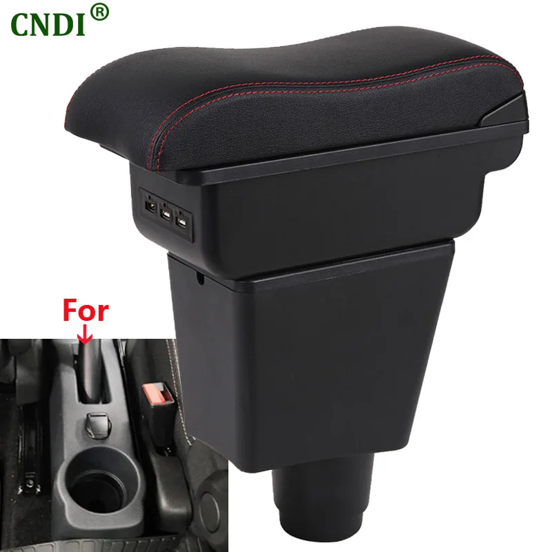 For Renault Logan 2 Armrest For Renault Sandero 2 Car Armrest Box Interior Special Retrofit Parts Accessories Center Storage Box
