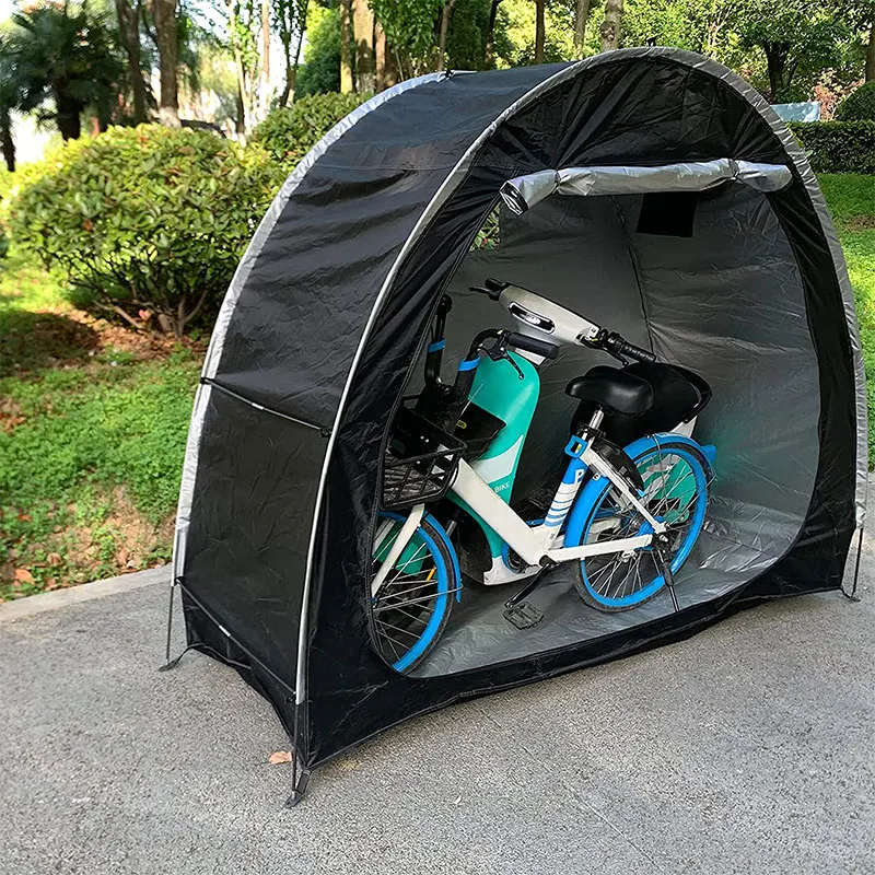 Waterproof Bicycle Tent for Outdoor, Large Storage Tent with18 in 1 Snowflake Multi Tool Combination Lock