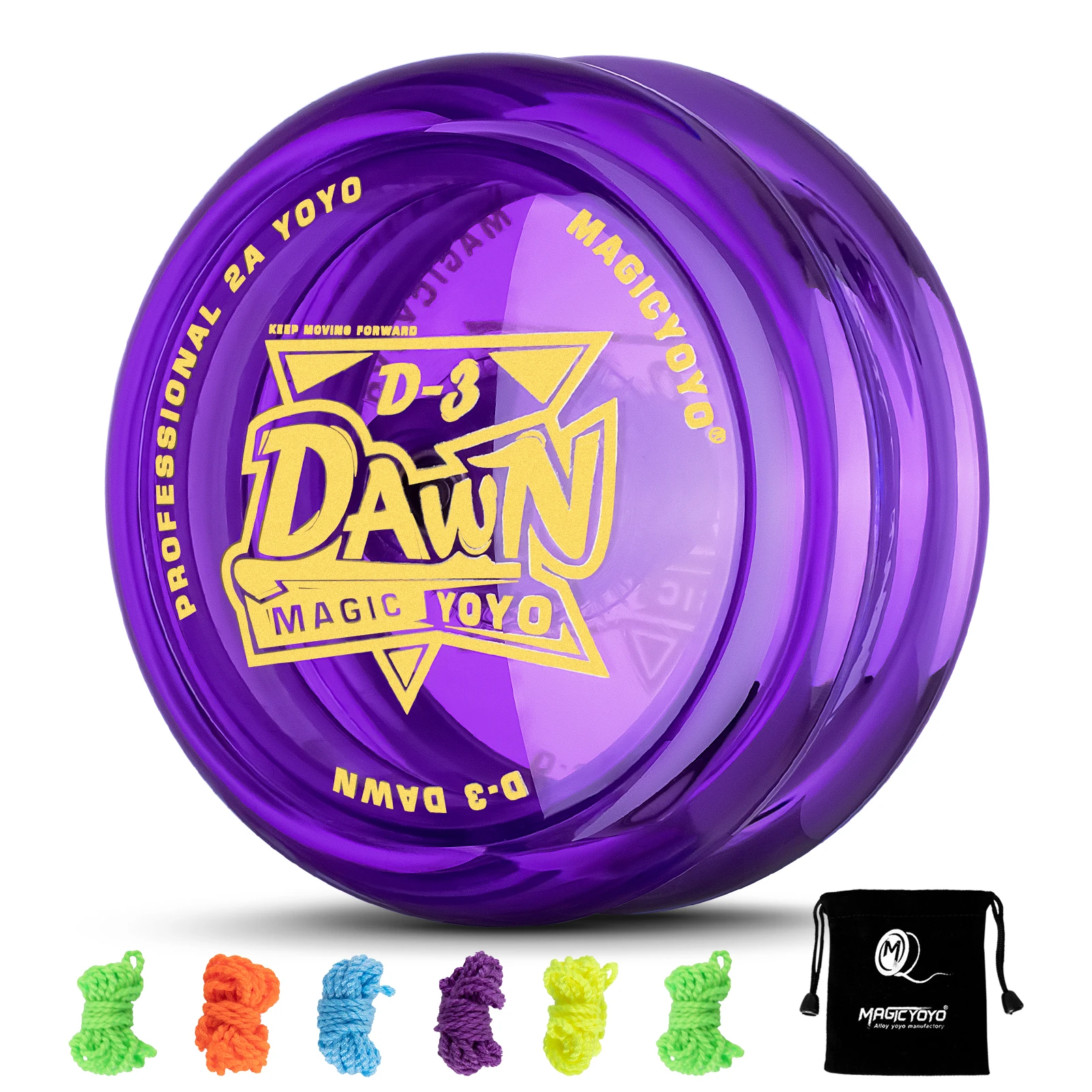 Йо-Йо для начинающих MAGICYOYO D3 для детей, Профессиональный Йо-Йо с 6 нитями йо-йо, сумка йо-йо, перчатка