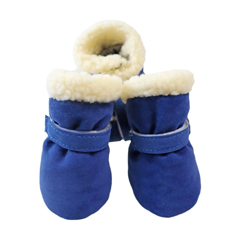 Title 15, 4Pcs Waterproof Winter Pet Dog Shoes Thick Warm...