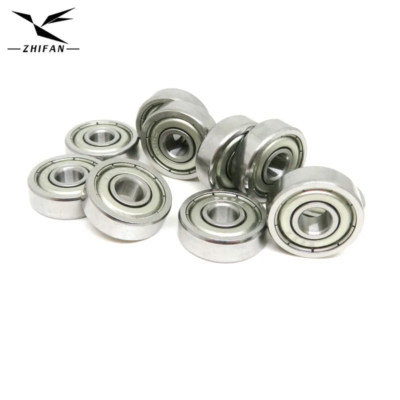 Premium 10-Pack Miniature Deep Groove Ball Bearings - 5x16x5 mm, ABEC5 Rated