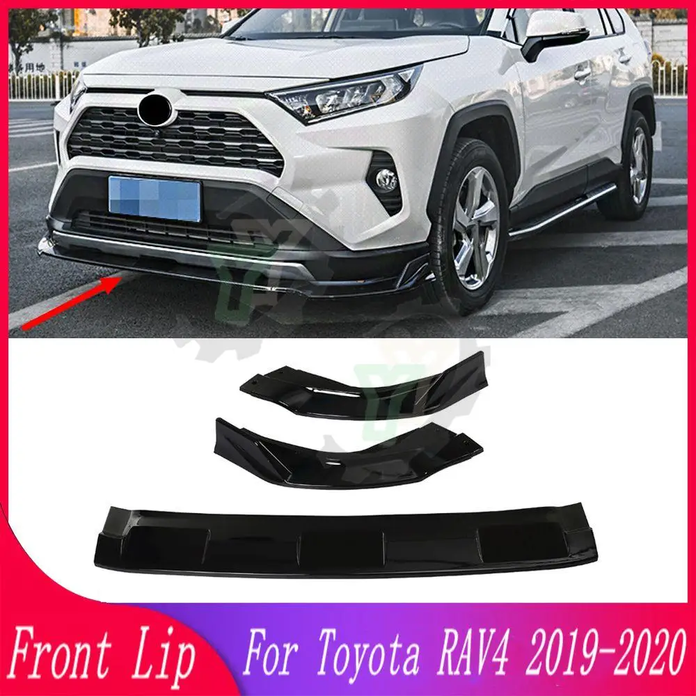 

3 шт., съемный передний бампер для Toyota RAV4 2019-2020