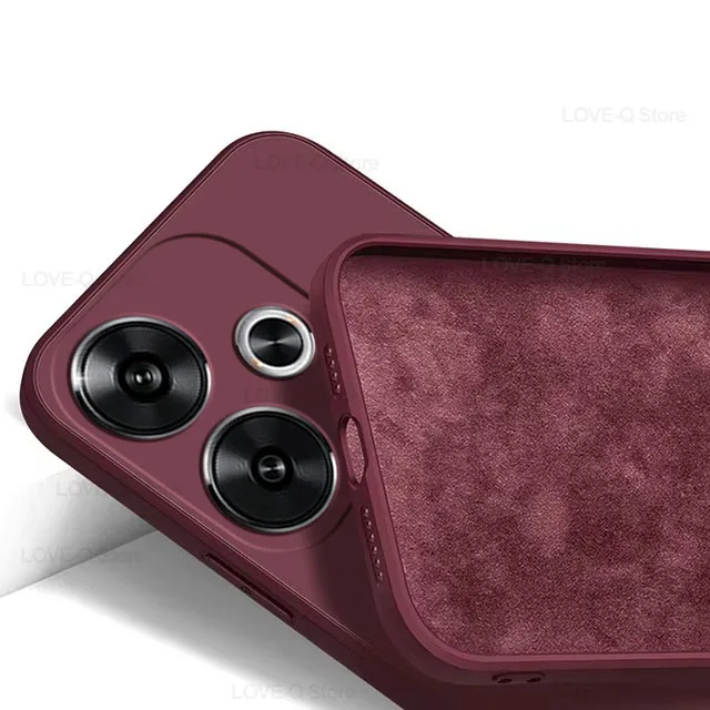 Luxury Liquid Silicone Shockproof Soft Phone Case - Elegant Design