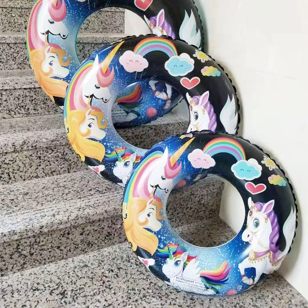 Inflatable Swimming Ring Tube 60CM Kids Adult Manufacturer Safety Fruit Design Inflatable Swimming Ring