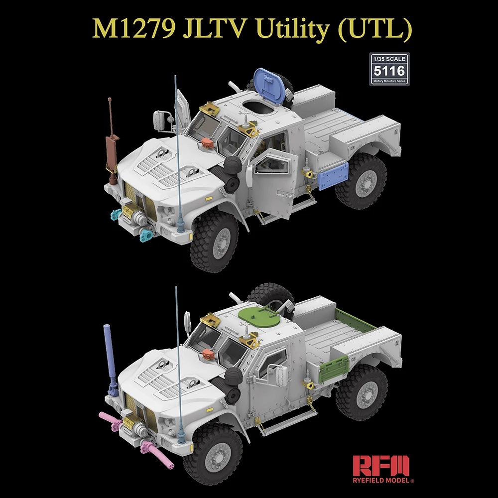 1/35 M1279 JLTV ユーティリティ(UTL) プラモデル(RFM5116) Rye Field Model(ライフィールドモデル) Amazon | ライフィールドモデル 1/35 M1279 JLTV ユーティリティ