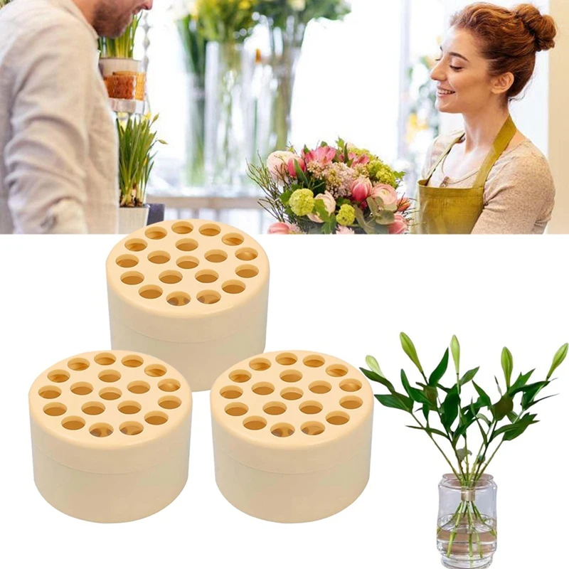 

3 Pcs Spiral Ikebana Stem Holder, Reusable Floral Grid For Vase, Bloom Shaper For Flowers
