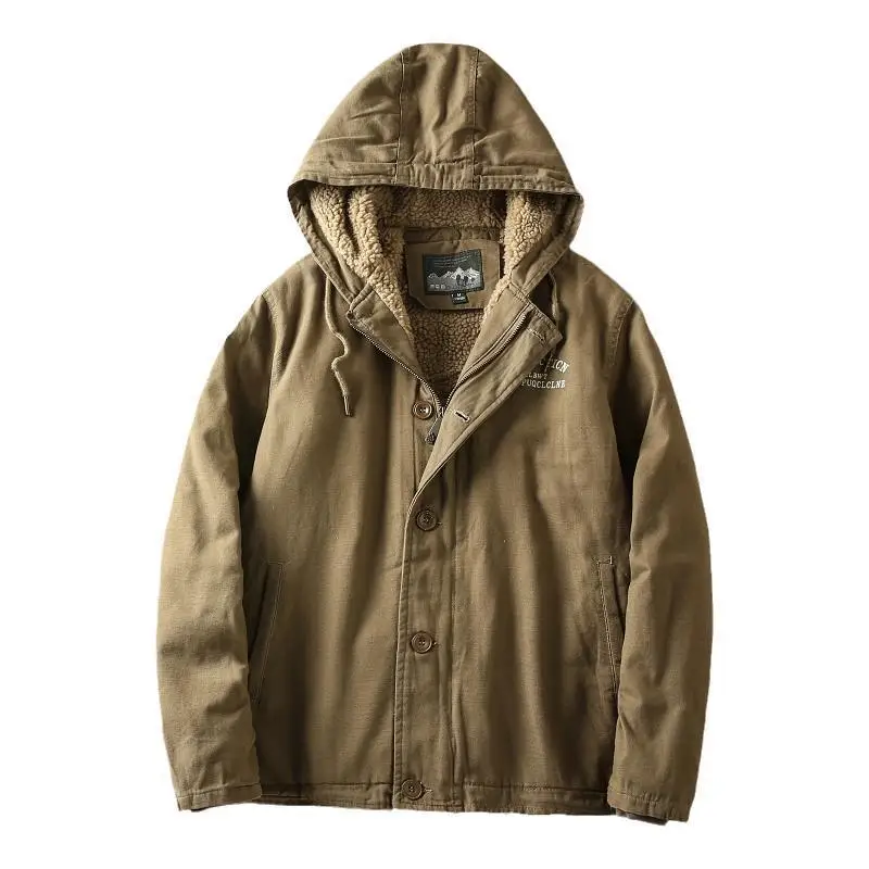 Hooded Jackets Motorcycle Jacket Tactical Clothing Parkas Streetwear Men's Fashion Outerwear Boy New Coats Male Coat Work Wear &