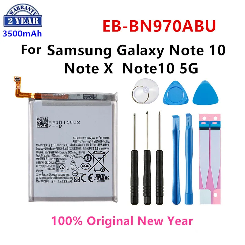 For Samsung Galaxy Note 10 N970 4G 5G Battery 3500 mAh Original