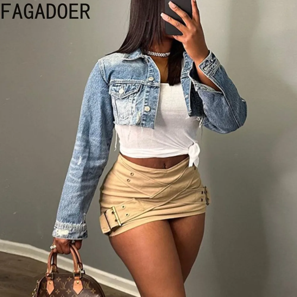 FAGADOER Fashion Trend Streetwear Women Low-waisted Zipper Button Mini Skirts Summer New Y2K Solid Color Skinny Matching Bottoms