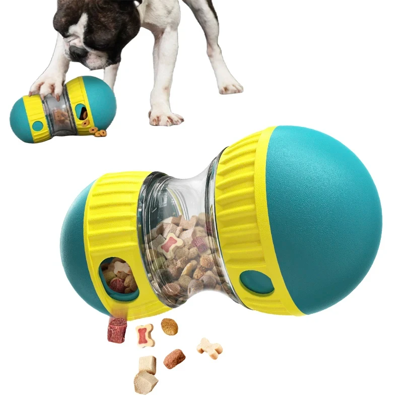 

Dog Toys Tumbler Food Dispensing Food Ball Rolling Leaky Food Ball Puzzle Training Interactive Durable Puppy Toy Dog Accessories