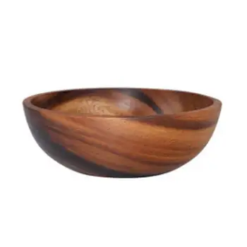 Eco-Friendly Japanese Wooden Salad & Soup Bowl 1