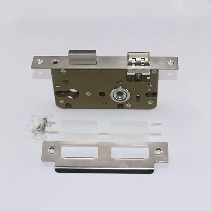 58-45 High Security Door Lock Cylinder Body Home Single Tongue Mute Anti-Theft Lock Bodys Wooden Door Hardware Fittings