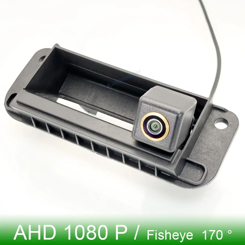 메르세데스 벤츠 C204 S204 W204 C 클래스 20082015 차량 트렁크 손잡이 후방 카메라 골든 피쉬아이 렌즈 AHD 1080P 야간 투시경