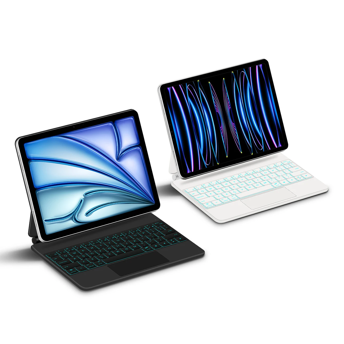 Keyboard Case For iPad Air 11 Inch (M2) Air 5th 4th iPad Pro 11" 4th 3rd 2nd 1st Magnetic Magic Multi-Touch Trackpad Cover