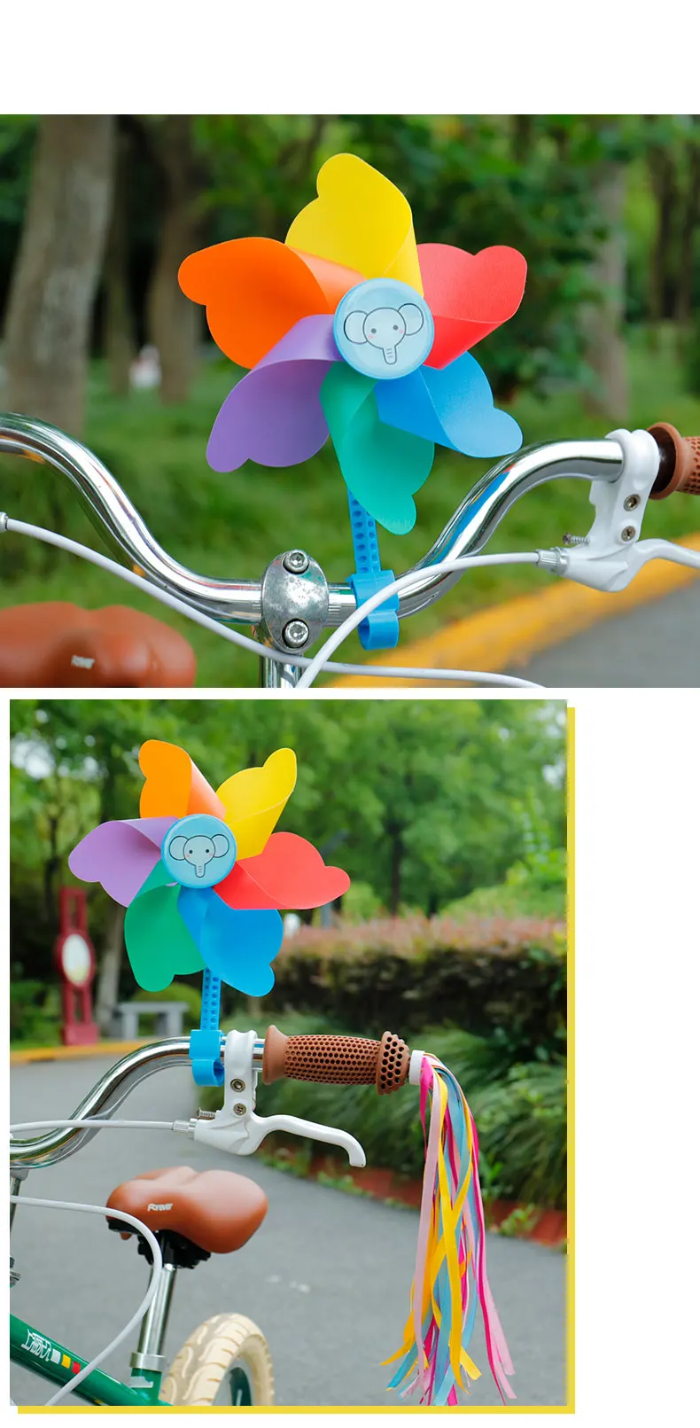 Roller-Dreirad-Blumen-Windmühlen-Dekoration für Jungen und Mädchen – DIY-Montage – Detail 5