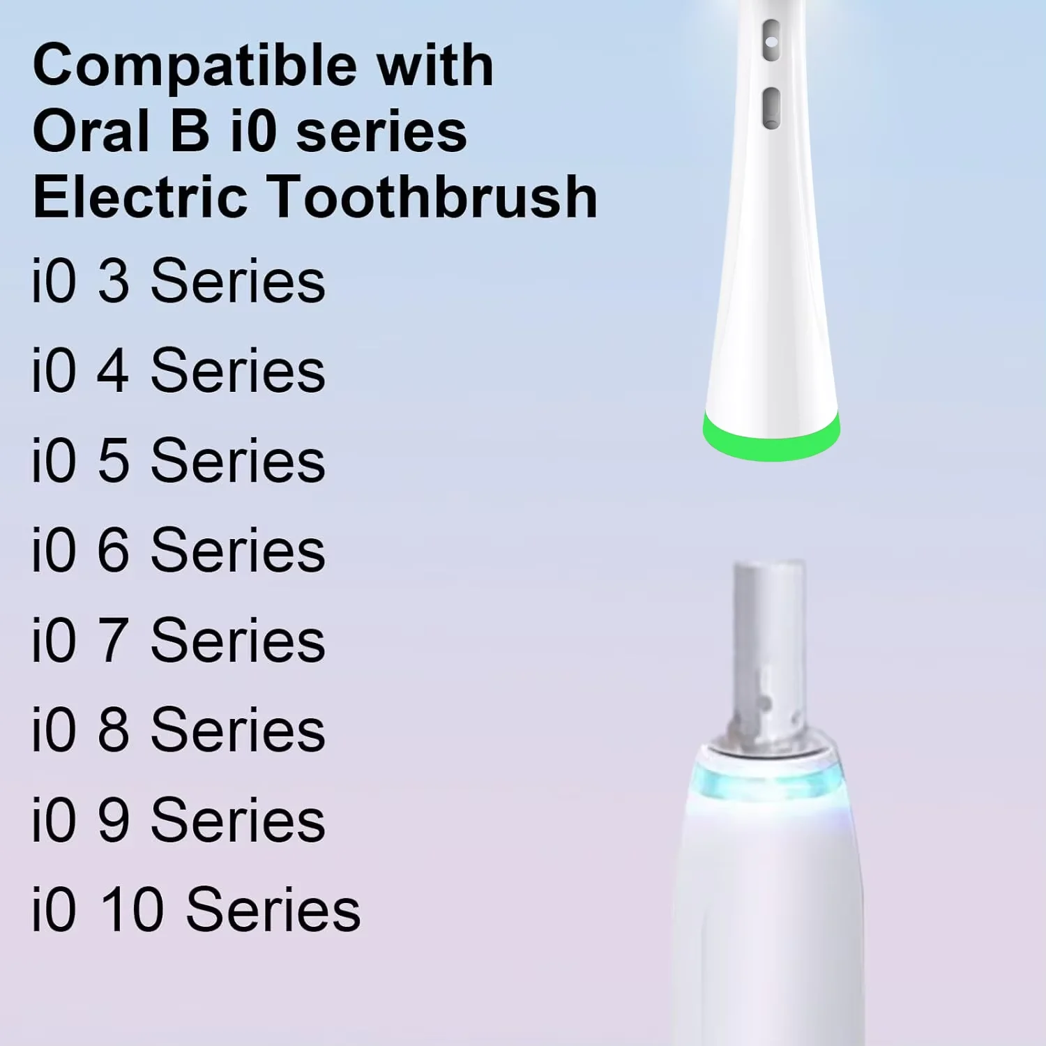 2/4/8팩 칫솔 헤드, 오랄비 iO 2/3/4/5/6/7/8/9/10 시리즈 전동 칫솔 교체용 브러시 헤드와 호환 가능