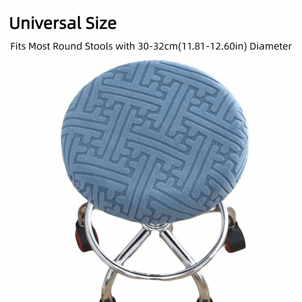 Easy Care Stretchable Bar Stool Cover - Soft, Skin-Friendly, Breathable, Dust-Proof Seat Protector