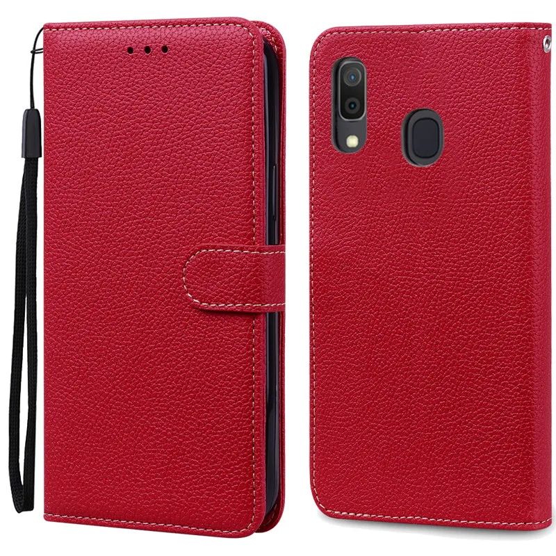 Leather Wallet Flip Case for Samsung Galaxy A40 - Stylish and Protective Cover