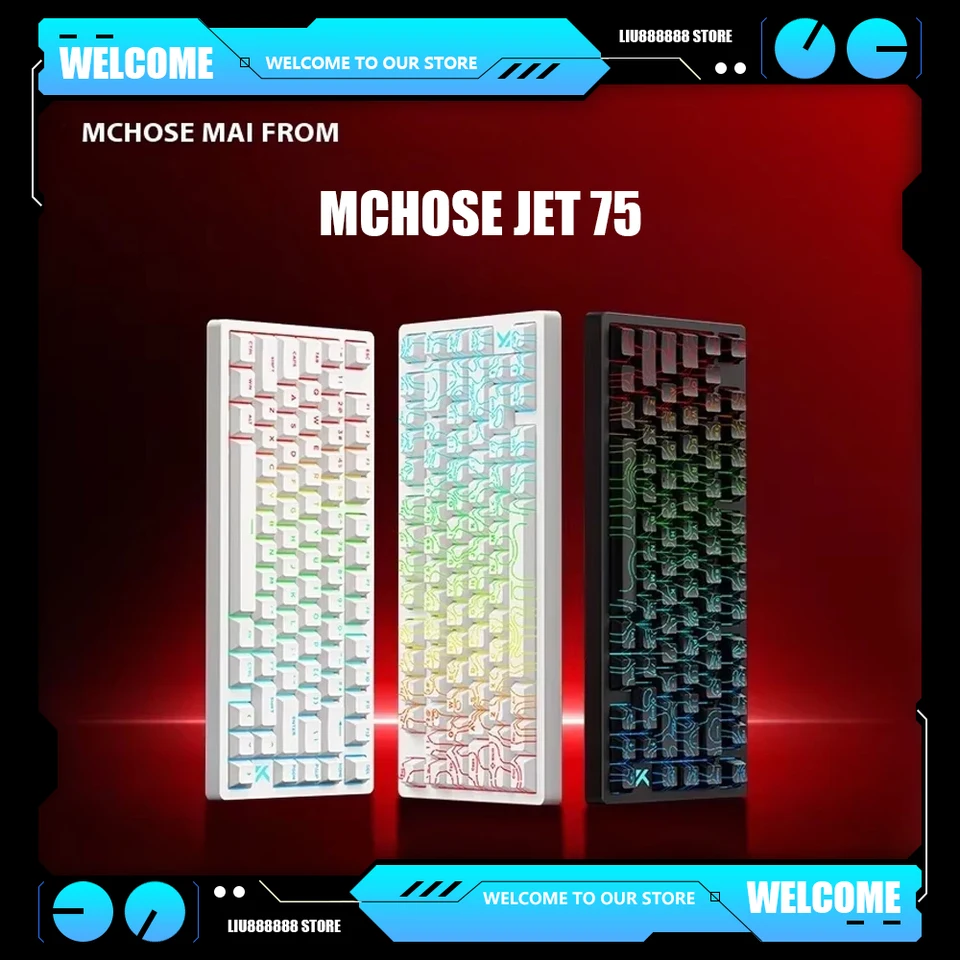 MCHOSE Jet 75 メカニカルキーボード 8k 低遅延磁気スイッチ E