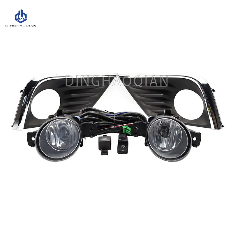 2016-2018 Nissan Altima H11 Fog Lights Kit W/ Switch & Wiring Harness (Chrome Housing/Clear Lens) - K2 Motor - View #14