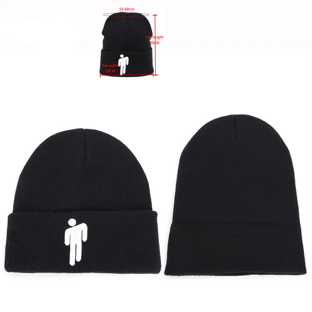 Unisex Solid Color Warm Knitted Hats for Women Beanie Hat Winter Men\'s Hats Beanies For Ladies Skullcap Docker Knitted Thick Hat