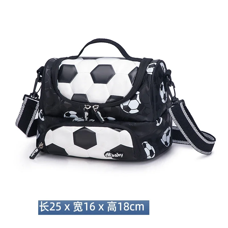 New 3D Cute Orthopedic School Bag For Boys Cartoon Football Backpack Kids Children High Capacity Waterproof 1-3 Grade Schoolbag 5