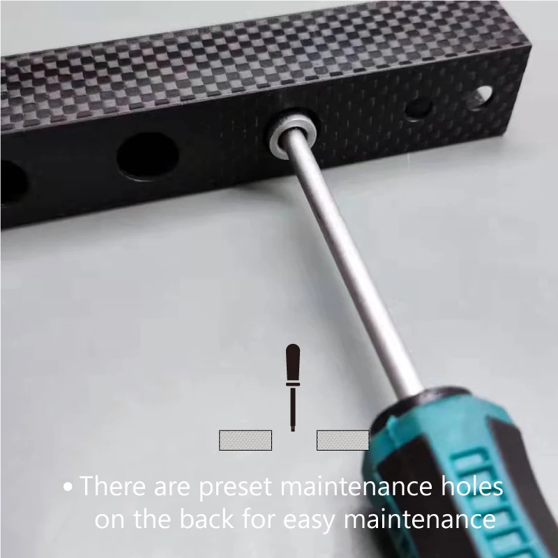 Mellow Peças Cnc Cf-tubo de Perfuração de Fibra de Carbono Rolo Envolto Sarja Tubo Quadrado para Impressora 3d Ultra-alta Velocidade Vzbot Leve - Imagem 3
