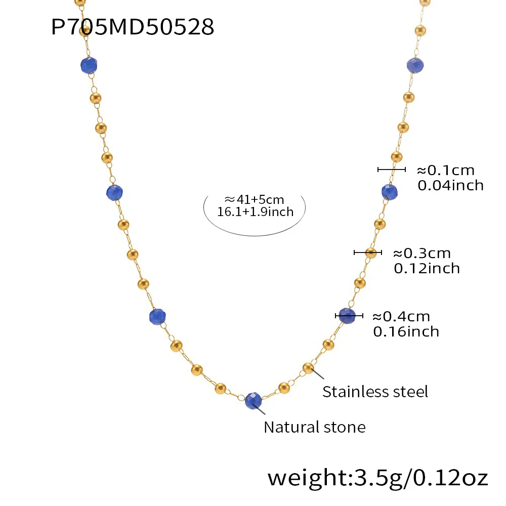 Blaue Emaille Mickey Pentant Halskette Frauen Edelstahl vergoldet süße wasserdichte Kette weibliche Mädchen Schmuck Geschenk – Detail 9